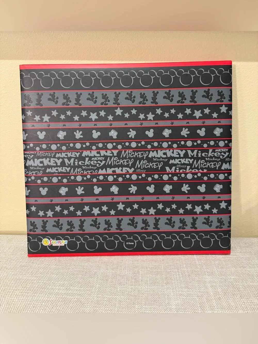 Sandylion Disney Mickey Mouse Photo Album Scrapbook Red Black 12x12